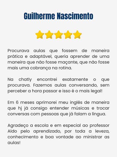 Depoimento de Guilherme